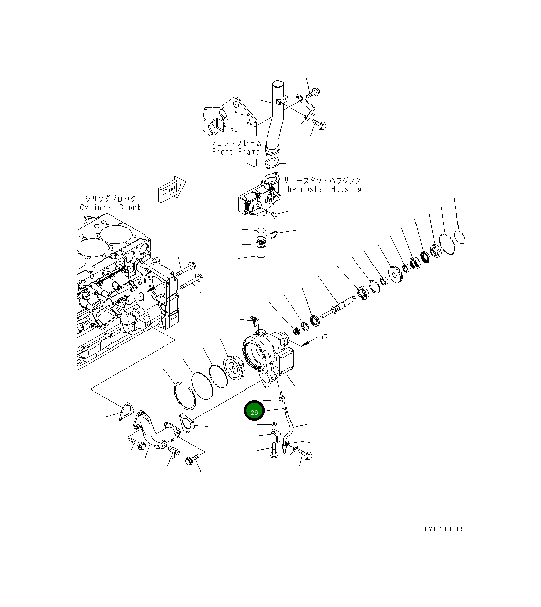 Кольцо 6261-61-1140 Komatsu