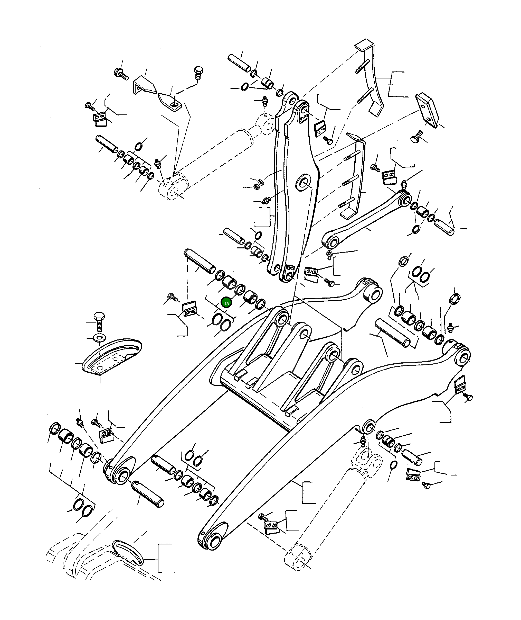 Кольцо 4200748M1 Komatsu