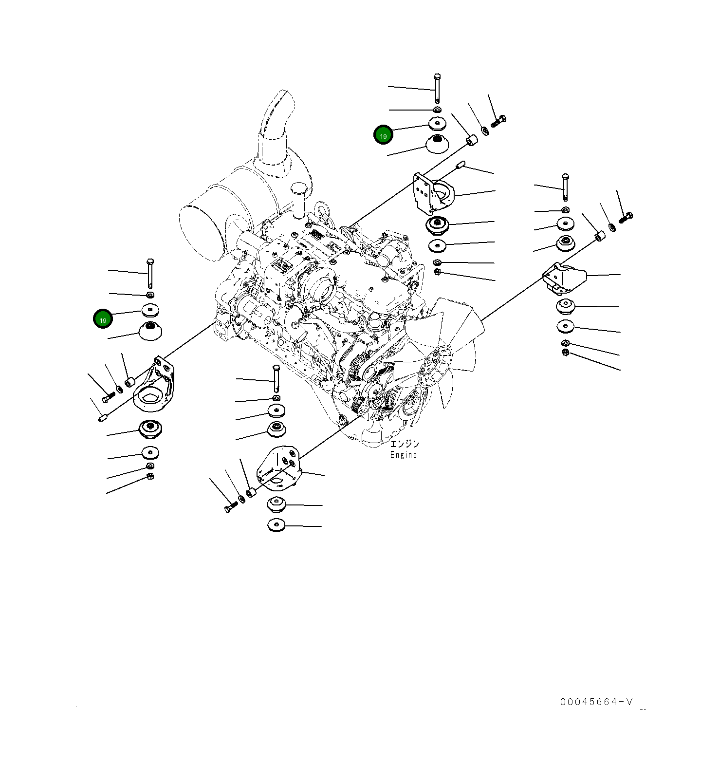 Болт 01011B1655 Komatsu