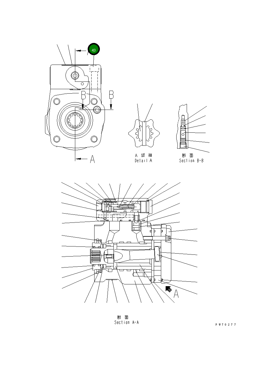 Болт 258-81-25310 Komatsu