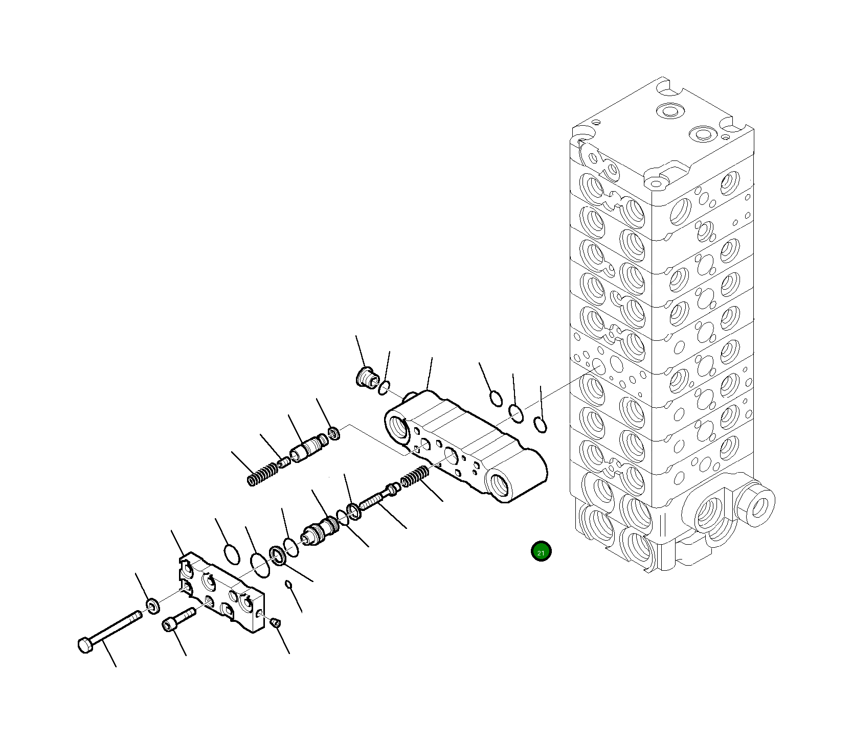 Кольцо уплотнительное (O-Ring) 890001945 Komatsu