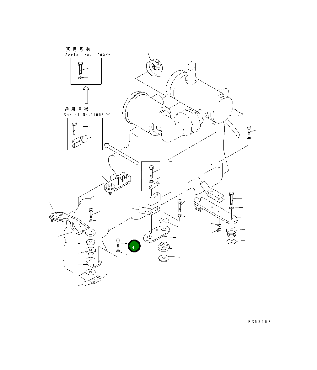 Болт 01010-51660 Komatsu