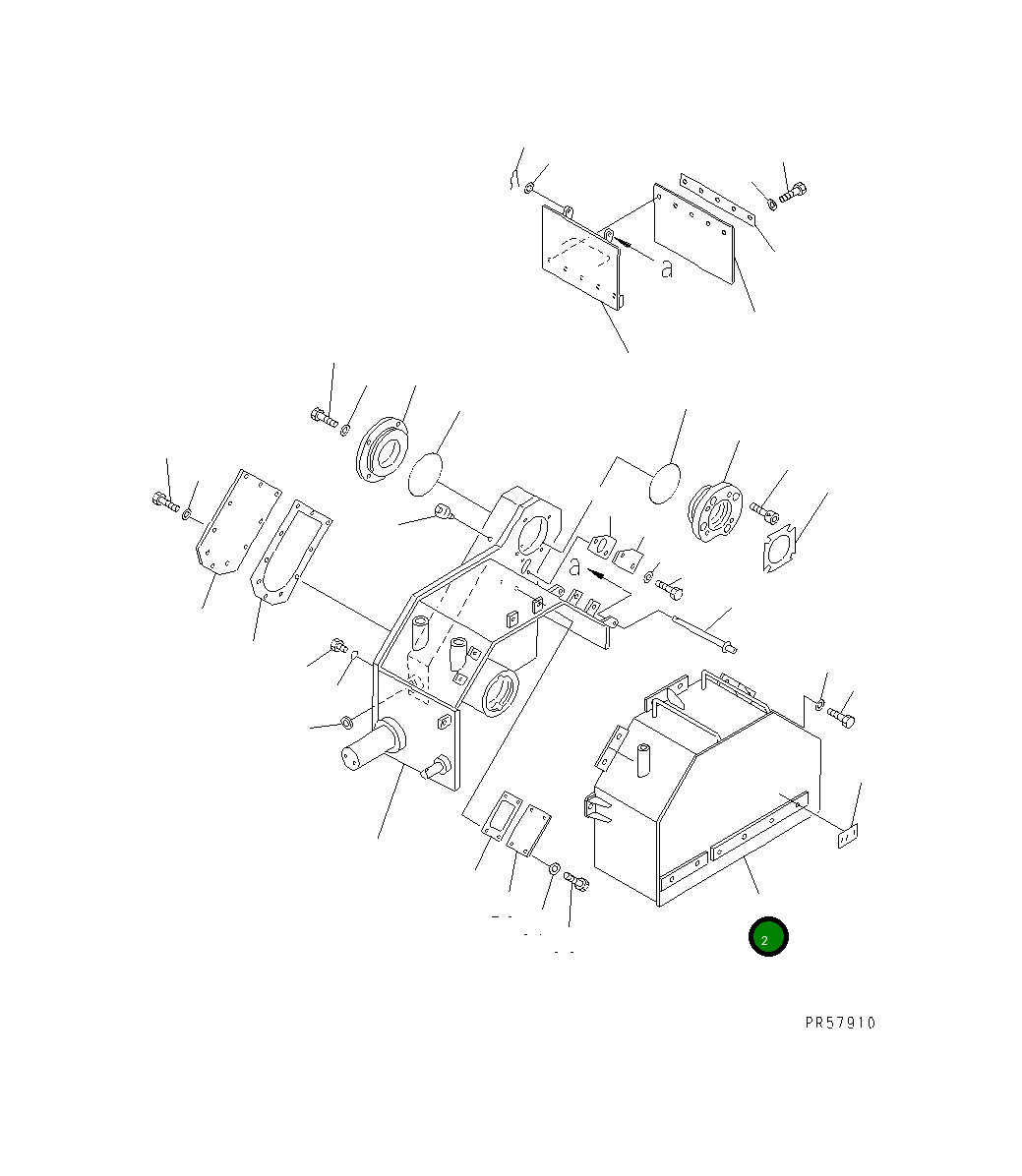 Крышка 26A-870-1R32  Komatsu