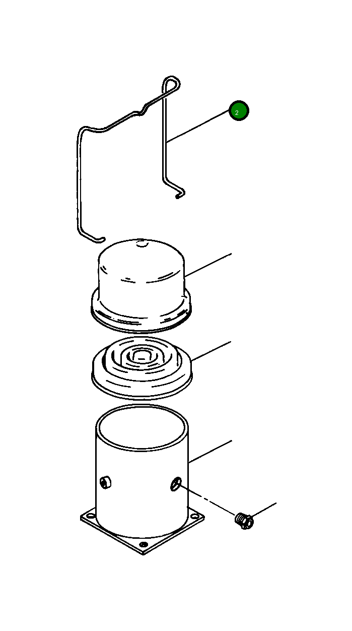 Крышка 1111 946 C1 Komatsu