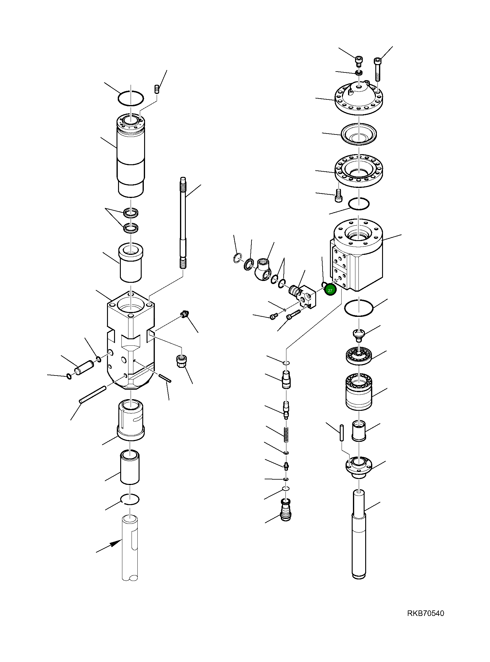 Кольцо уплотнительное (O-Ring) 22E-970-1450 Komatsu