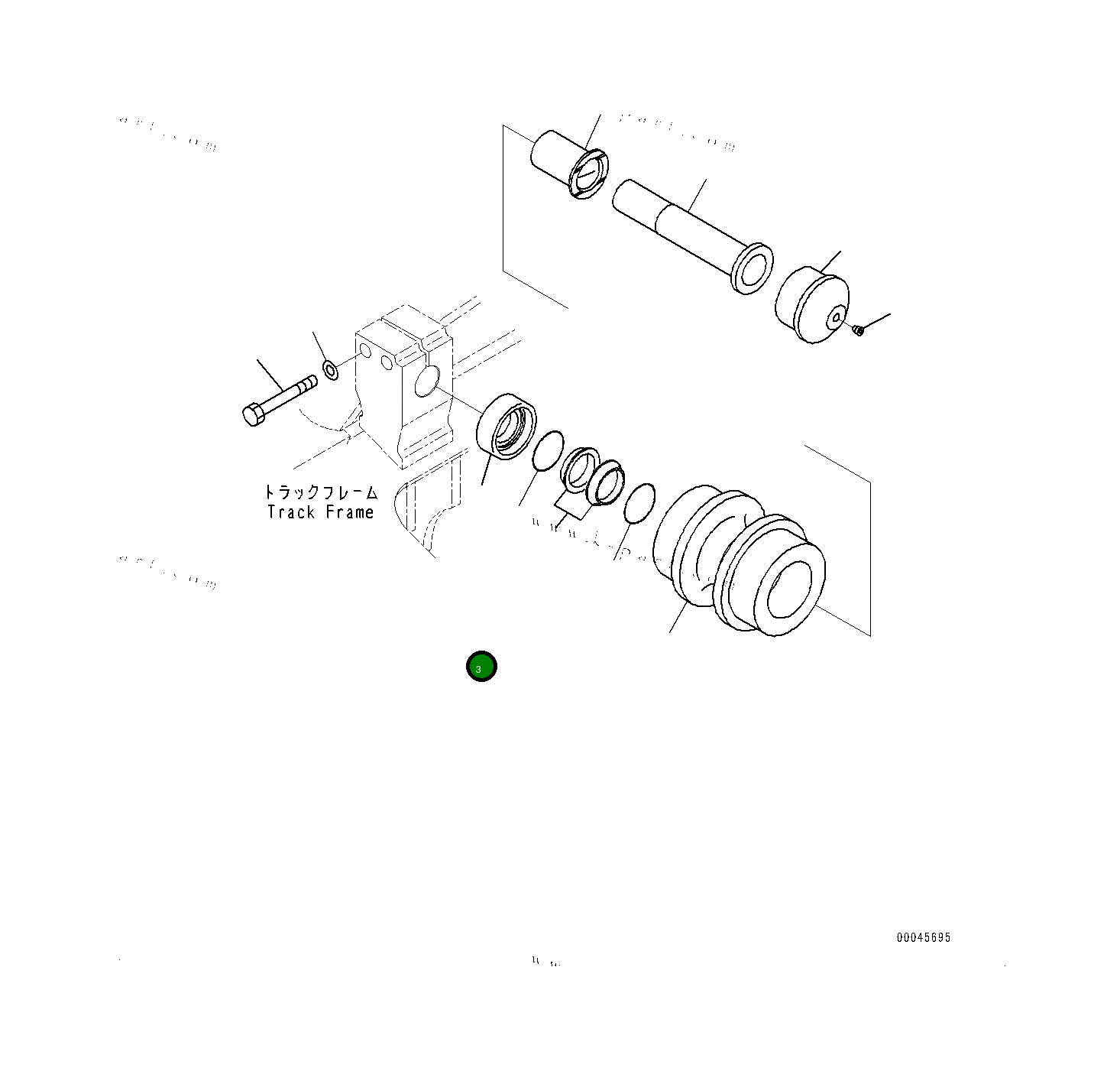 Кольцо 20Y3043230 Komatsu