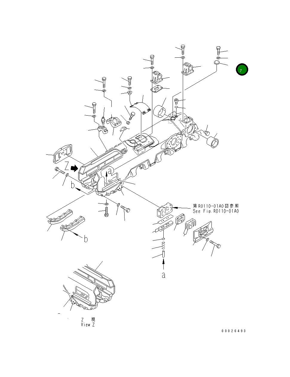 Крышка 19M-30-24350 Komatsu