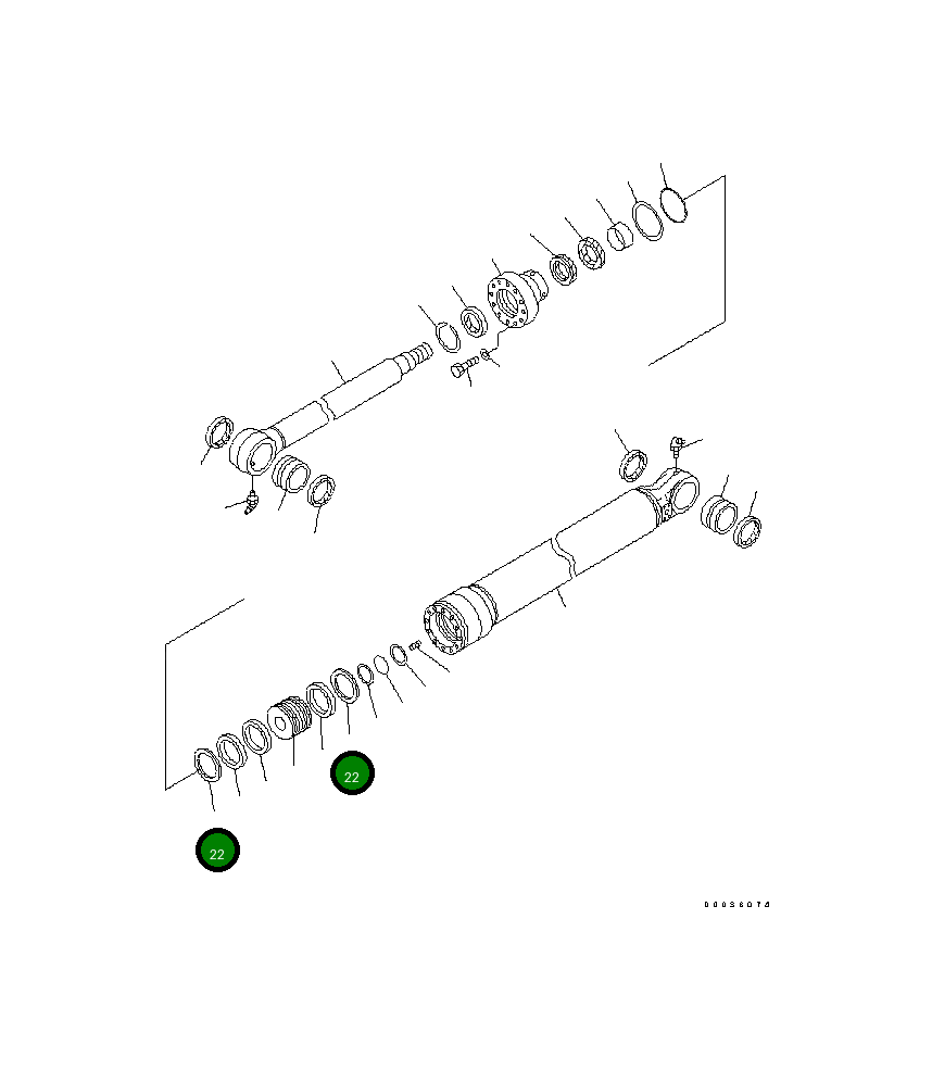 Кольцо 707-44-96911 Komatsu