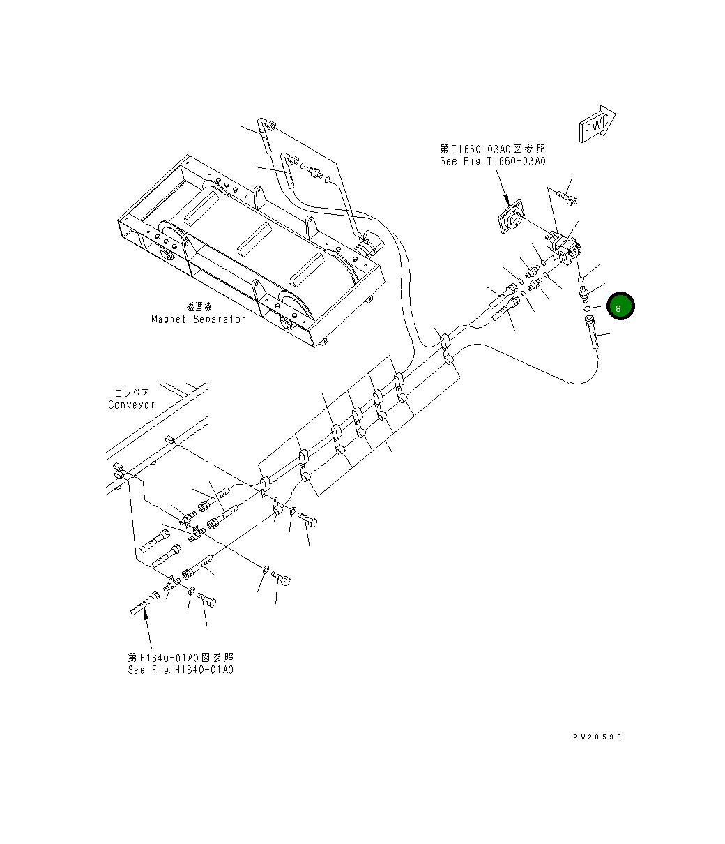 Кольцо уплотнительное (O-Ring) 02896-11009 Komatsu