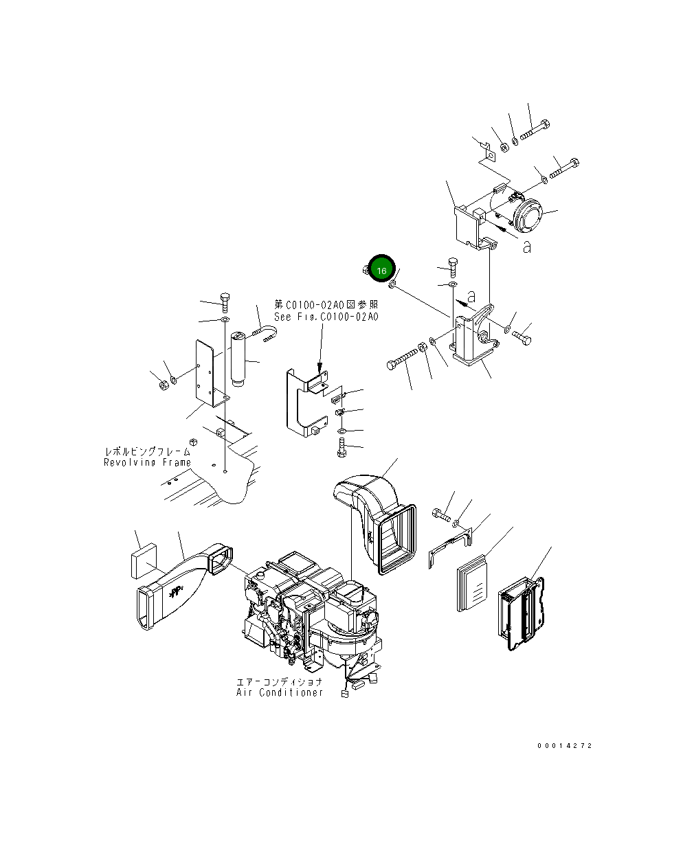 Болт 01019-31400 Komatsu
