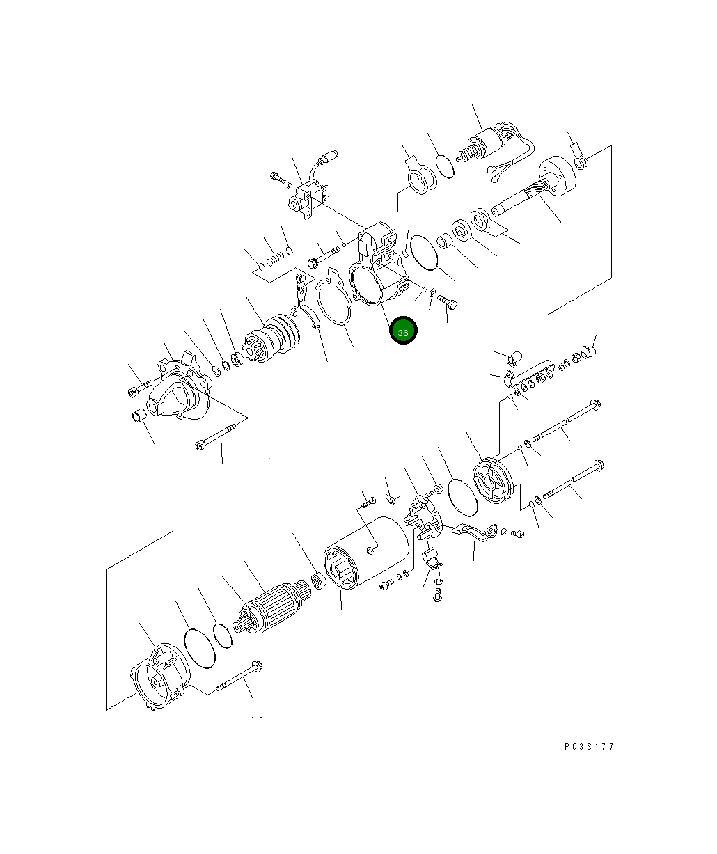 Кольцо уплотнительное (O-Ring) SD6414-04240X0 Komatsu