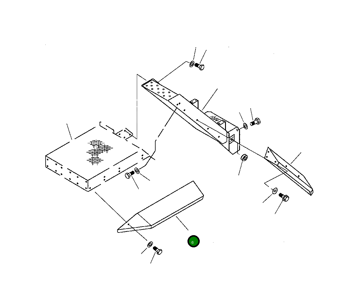 Крышка 428-54-24191 Komatsu