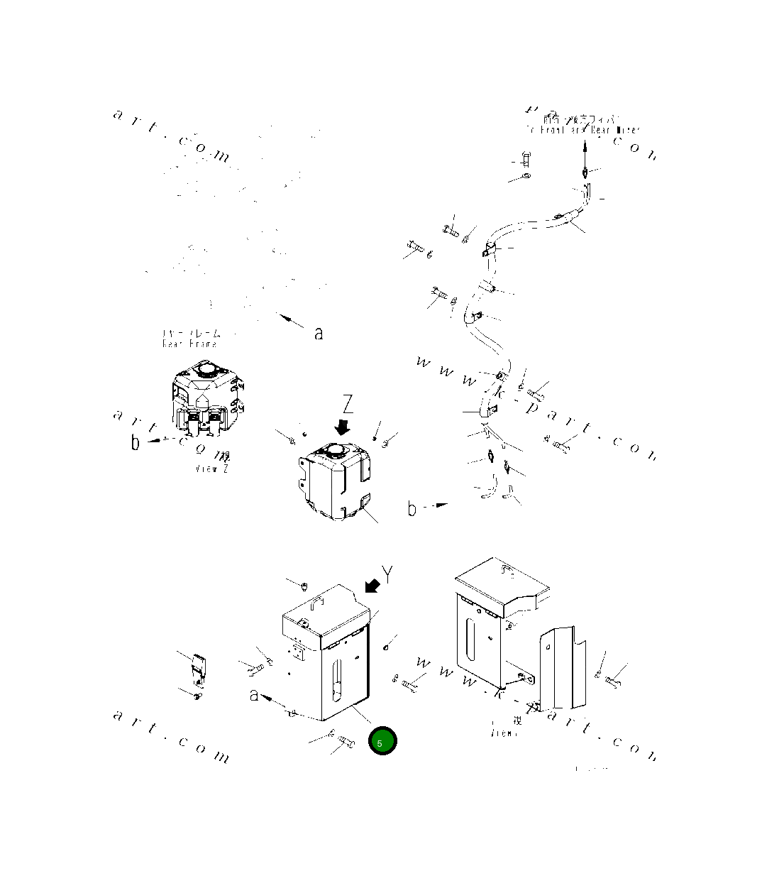 Крышка 418-07-66161 Komatsu