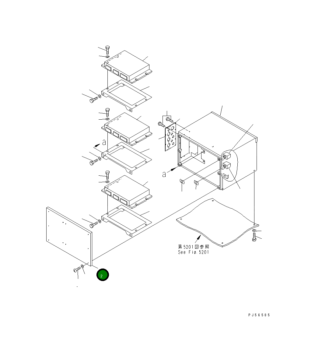 Крышка 262-96-71120 Komatsu