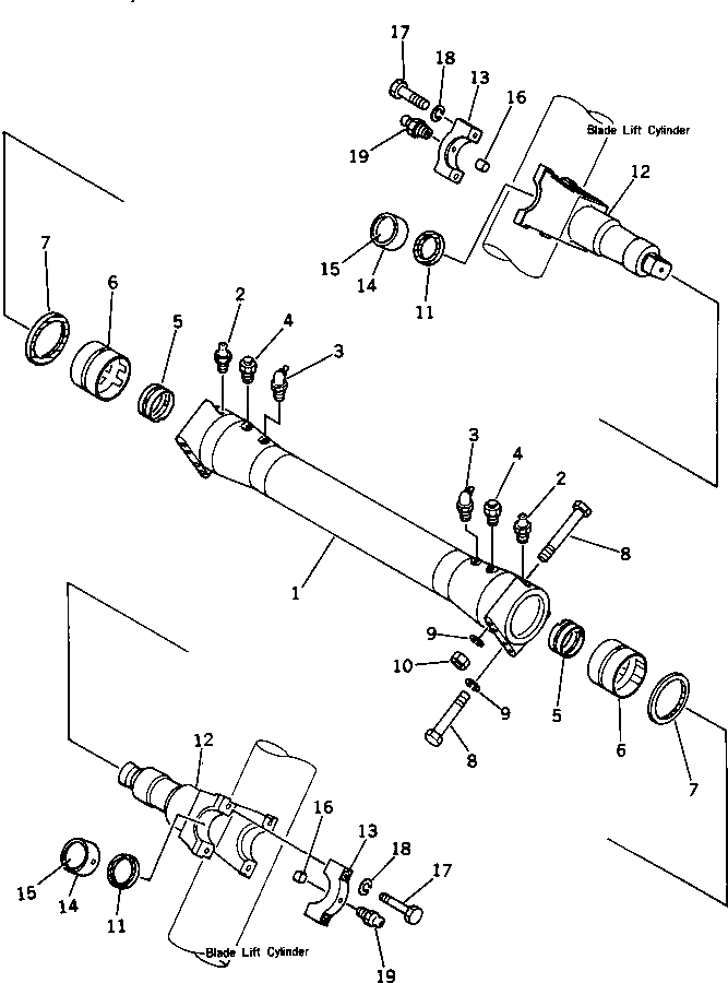 Болт 01010-61890  Komatsu