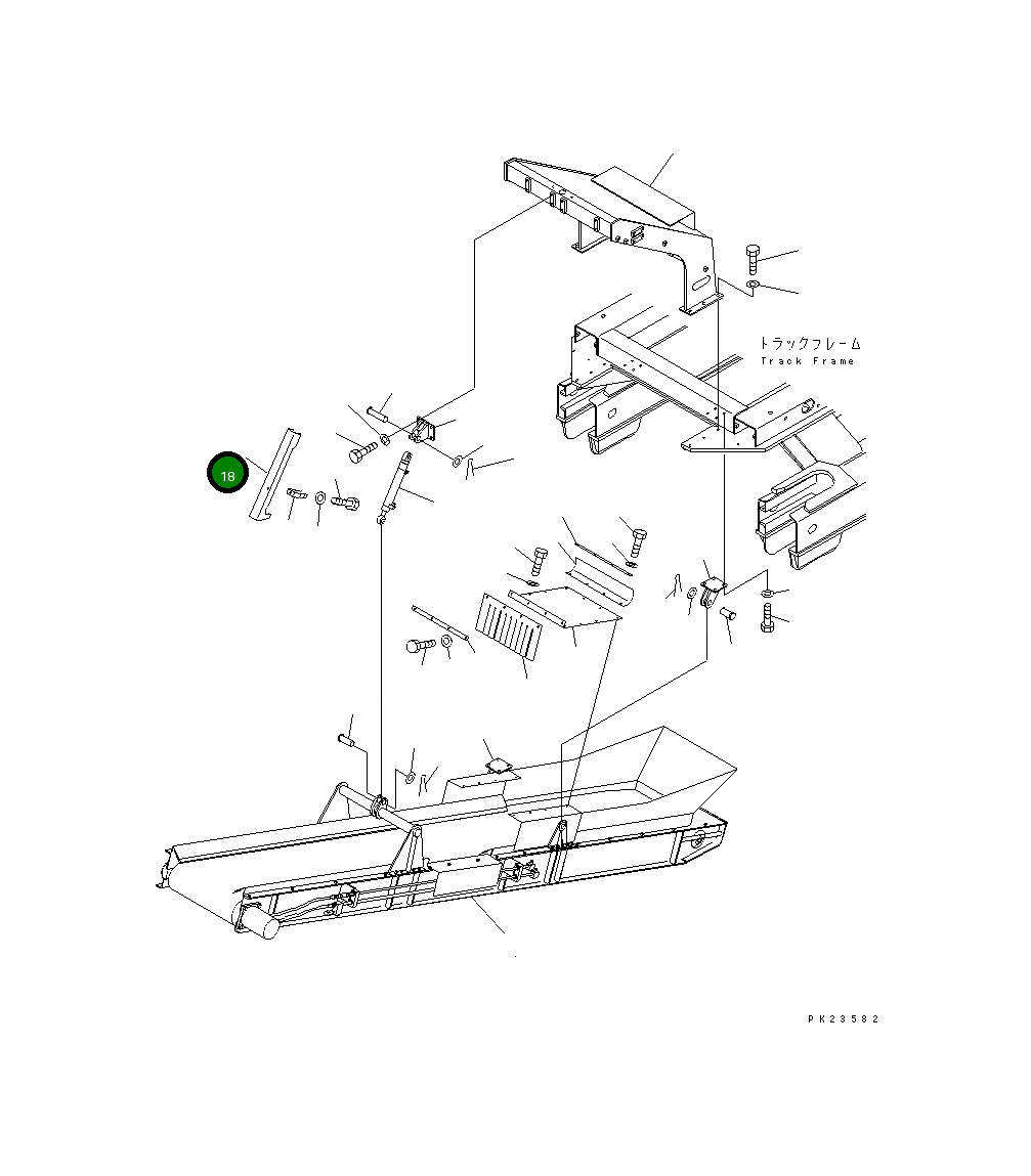 Крышка 8232-75-1141 Komatsu