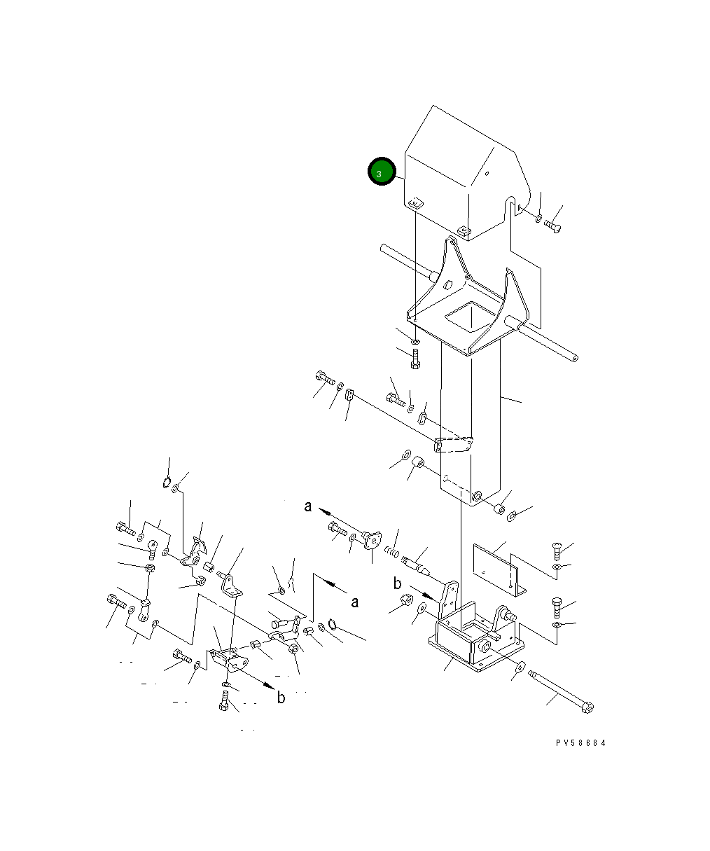 Крышка 23A-43-18910 Komatsu