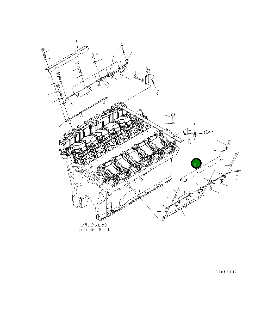 Крышка 6219-11-5770  Komatsu