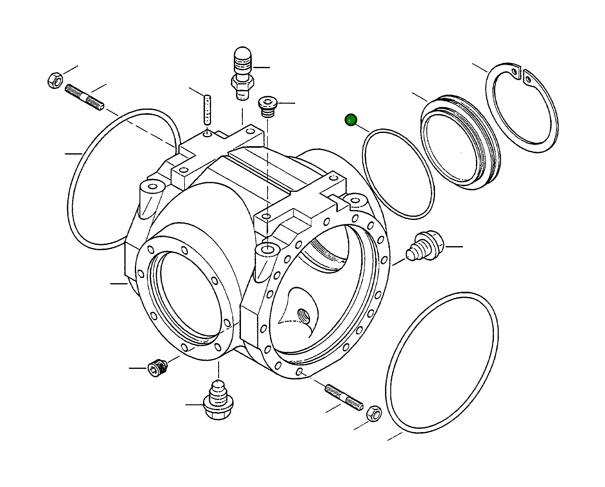 Кольцо уплотнительное (O-Ring) 4917020M1 Komatsu