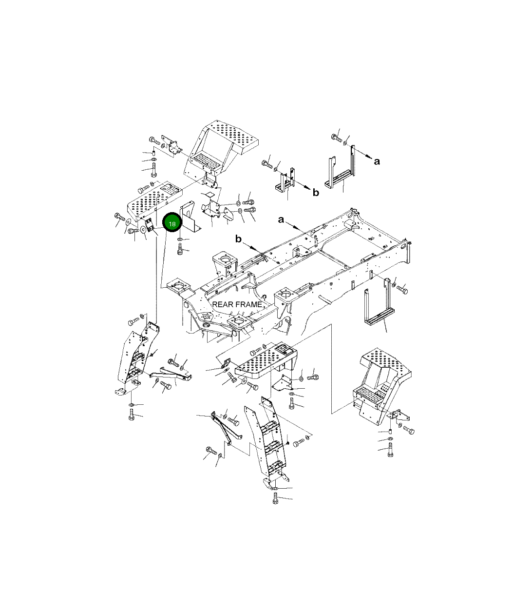 Крышка 424-54-44921  Komatsu