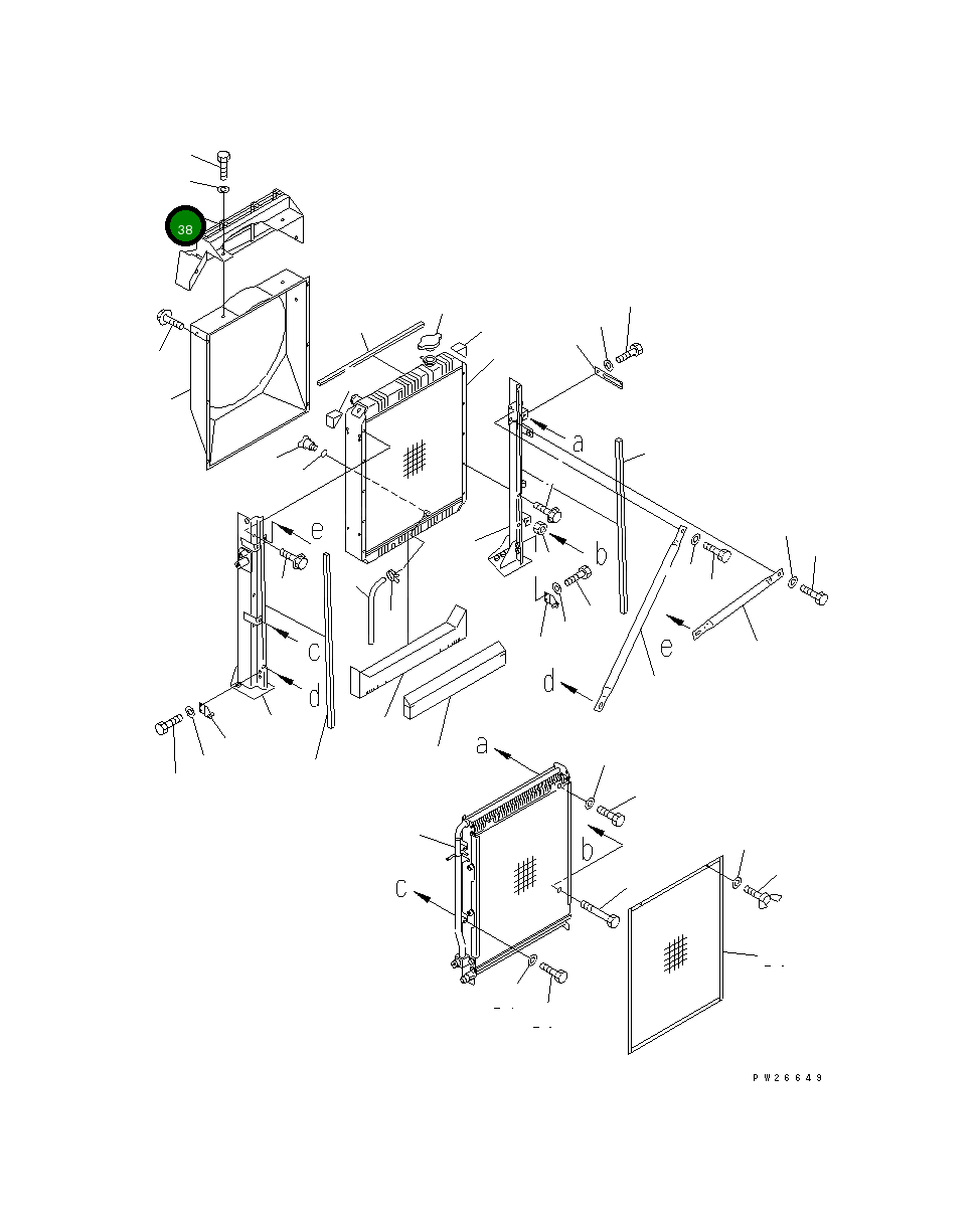 Крышка 203-03-67271 Komatsu