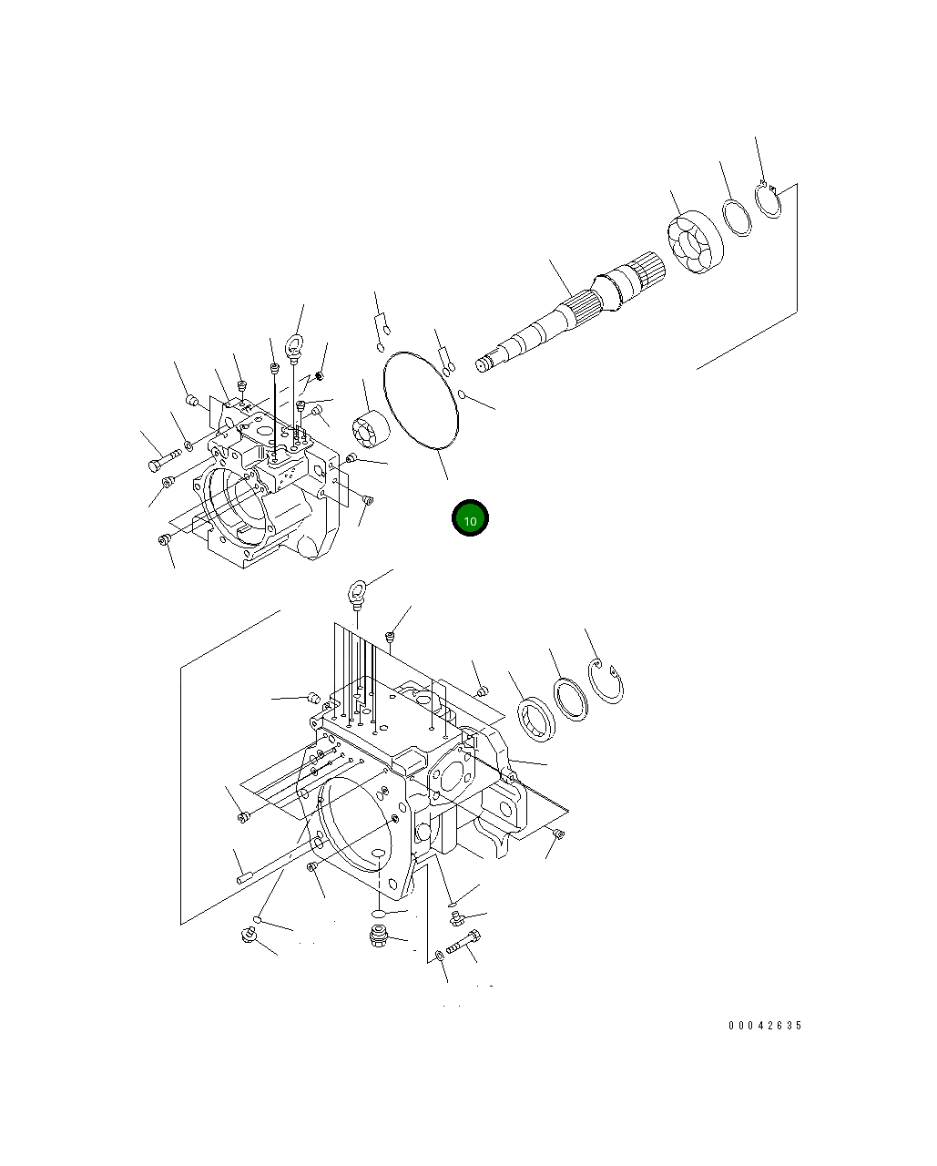 Кольцо уплотнительное (O-Ring) 07000-A5190 Komatsu