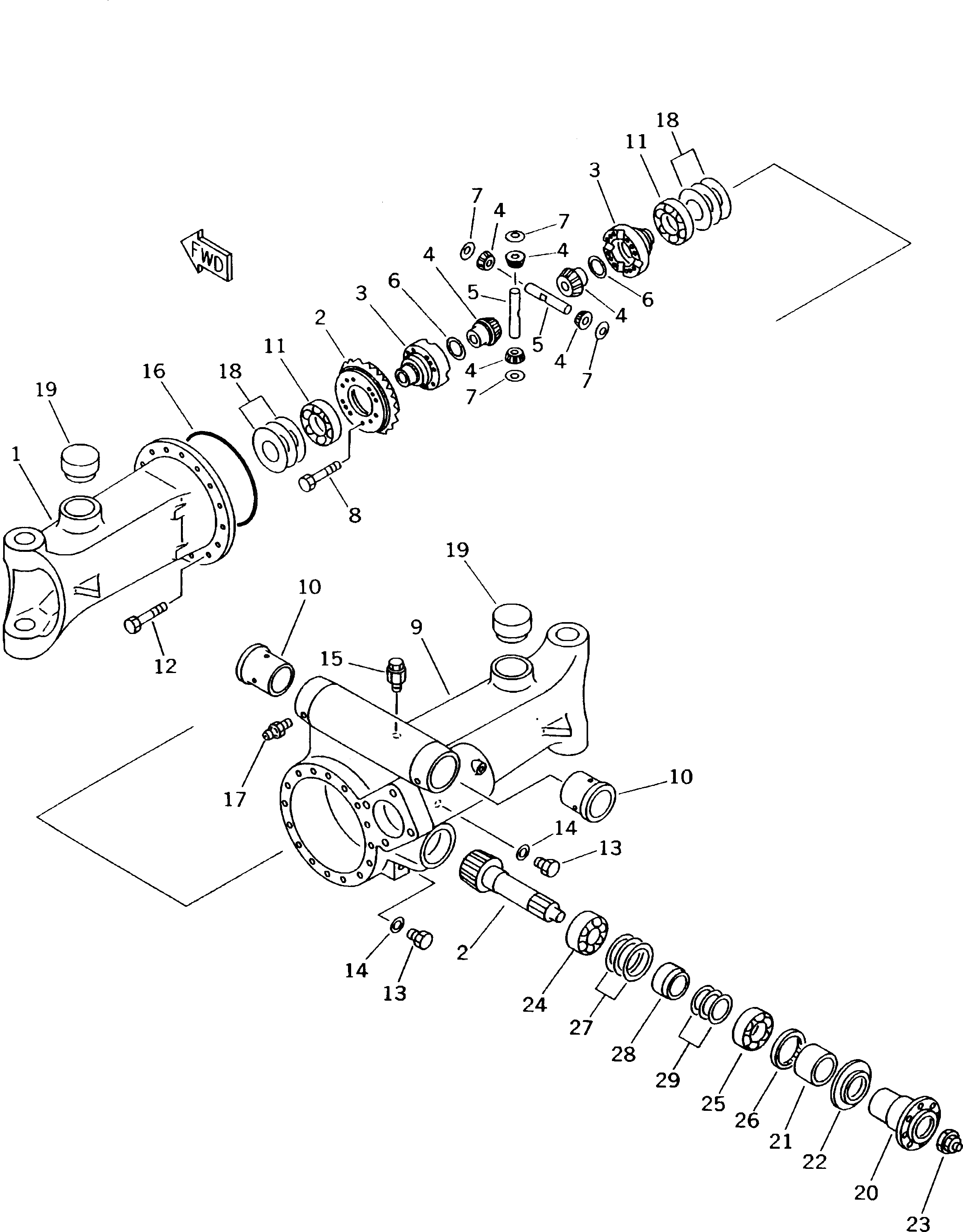 Болт 20G-22-K1210 Komatsu