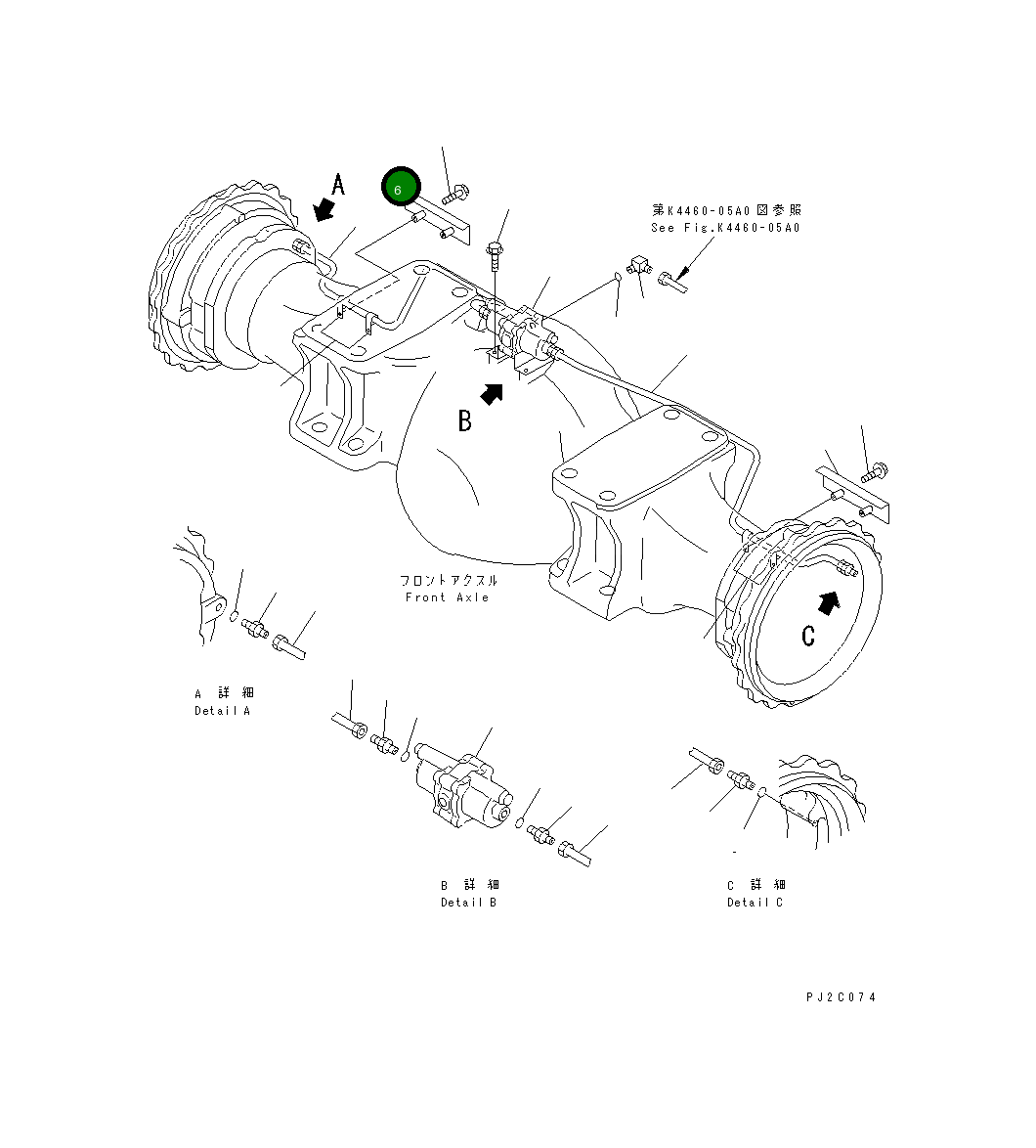 Крышка 425-43-27190  Komatsu