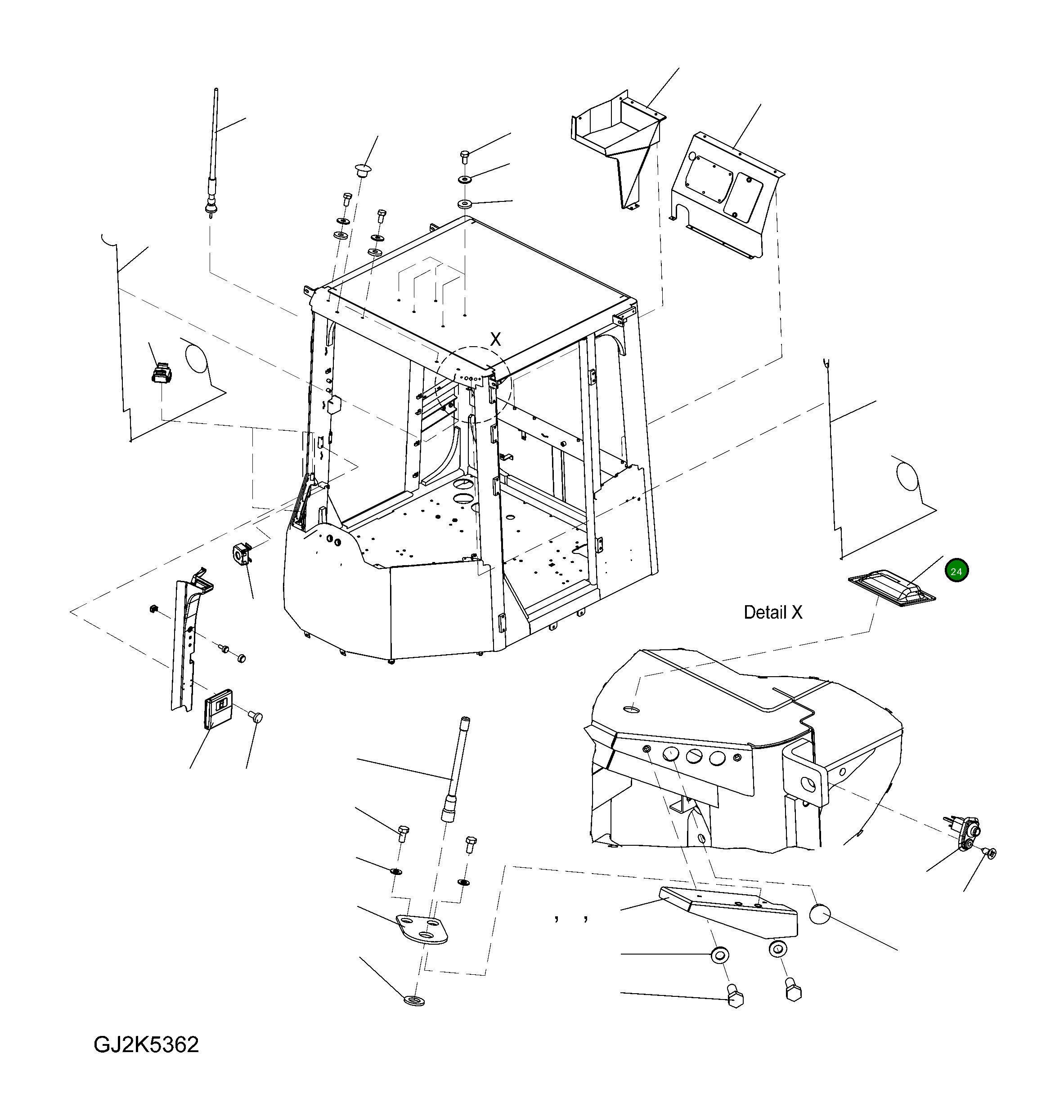 Крышка 425-92-63921 Komatsu