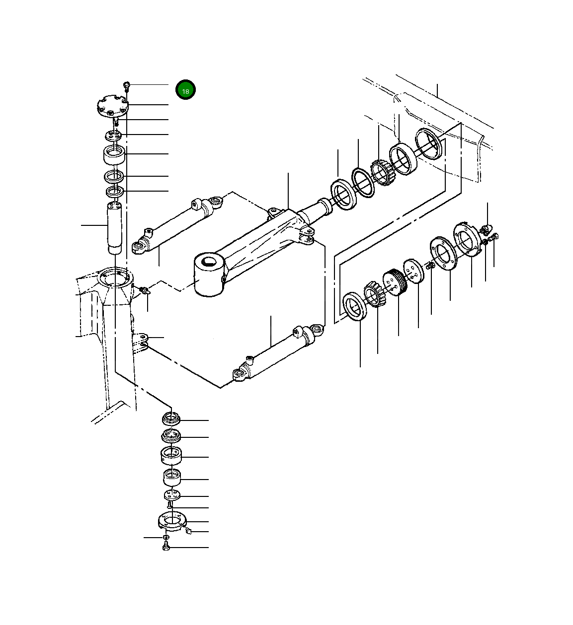 Болт 54 118 Komatsu