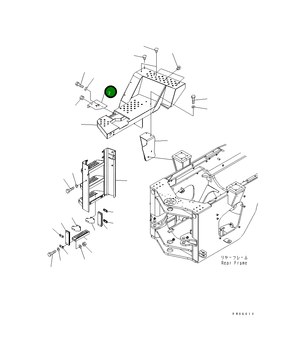Крышка 423-944-3130 Komatsu