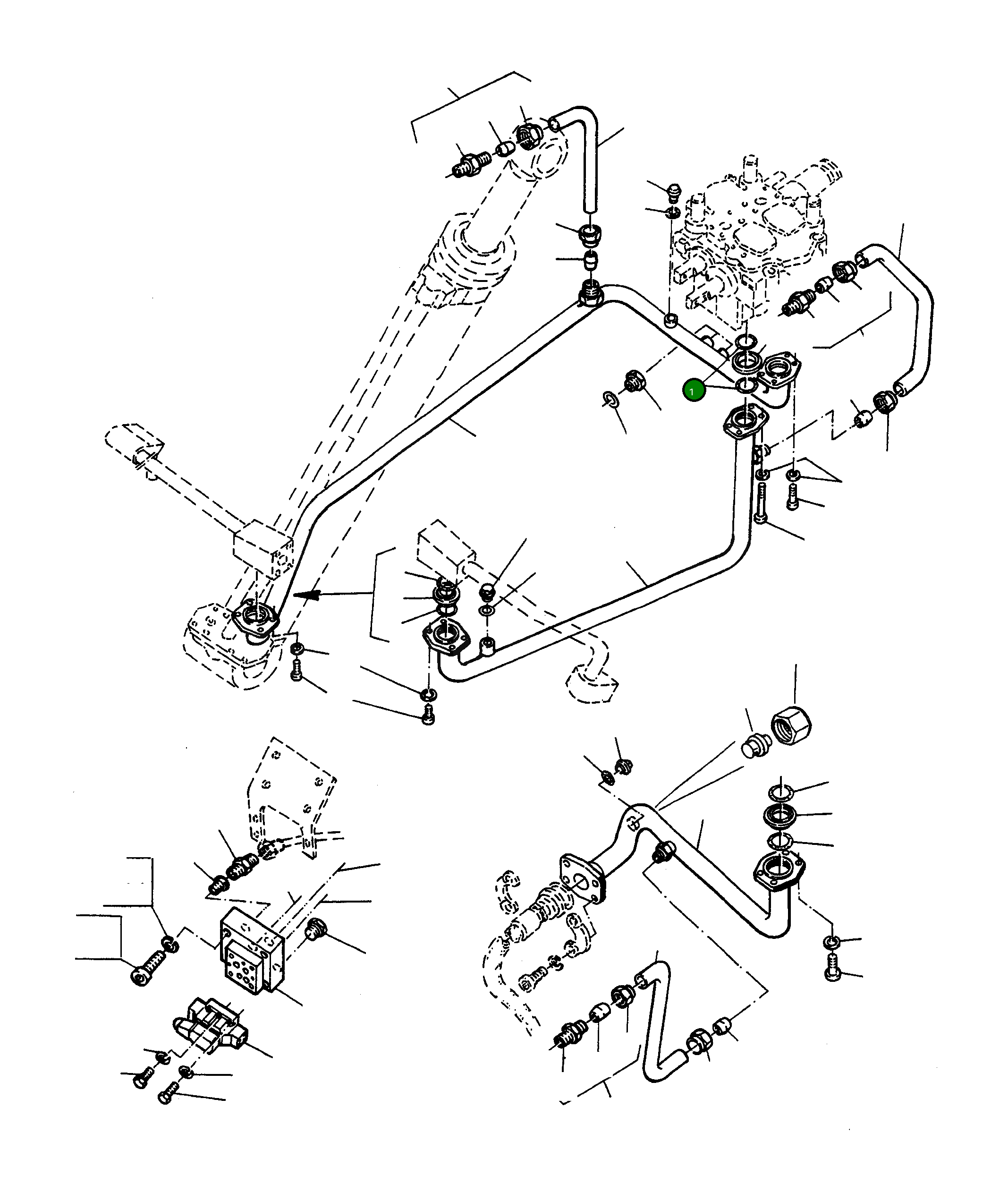 Кольцо уплотнительное (O-Ring) 1444848X1  Komatsu