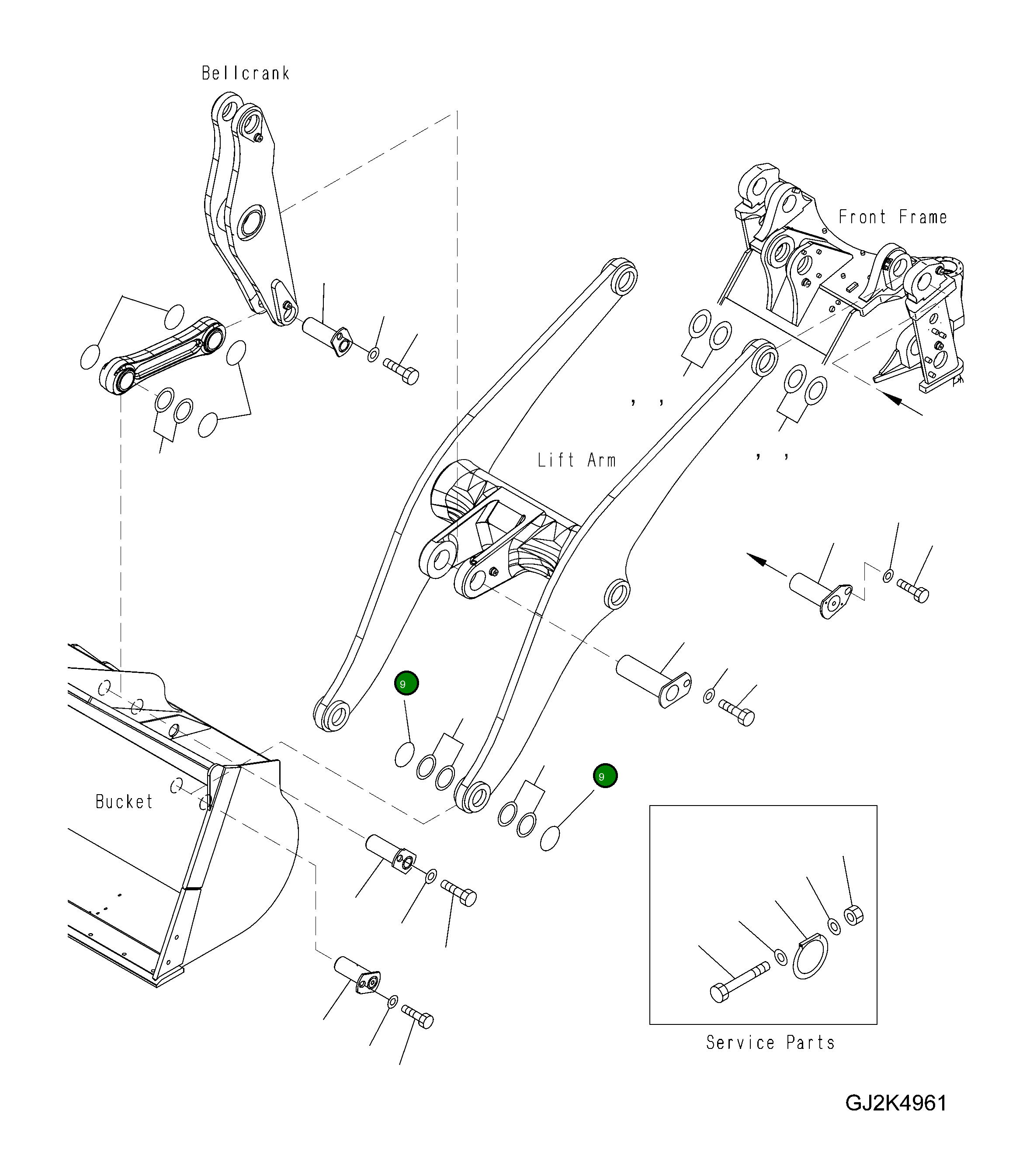 Кольцо уплотнительное (O-Ring) 425-70-12530 Komatsu