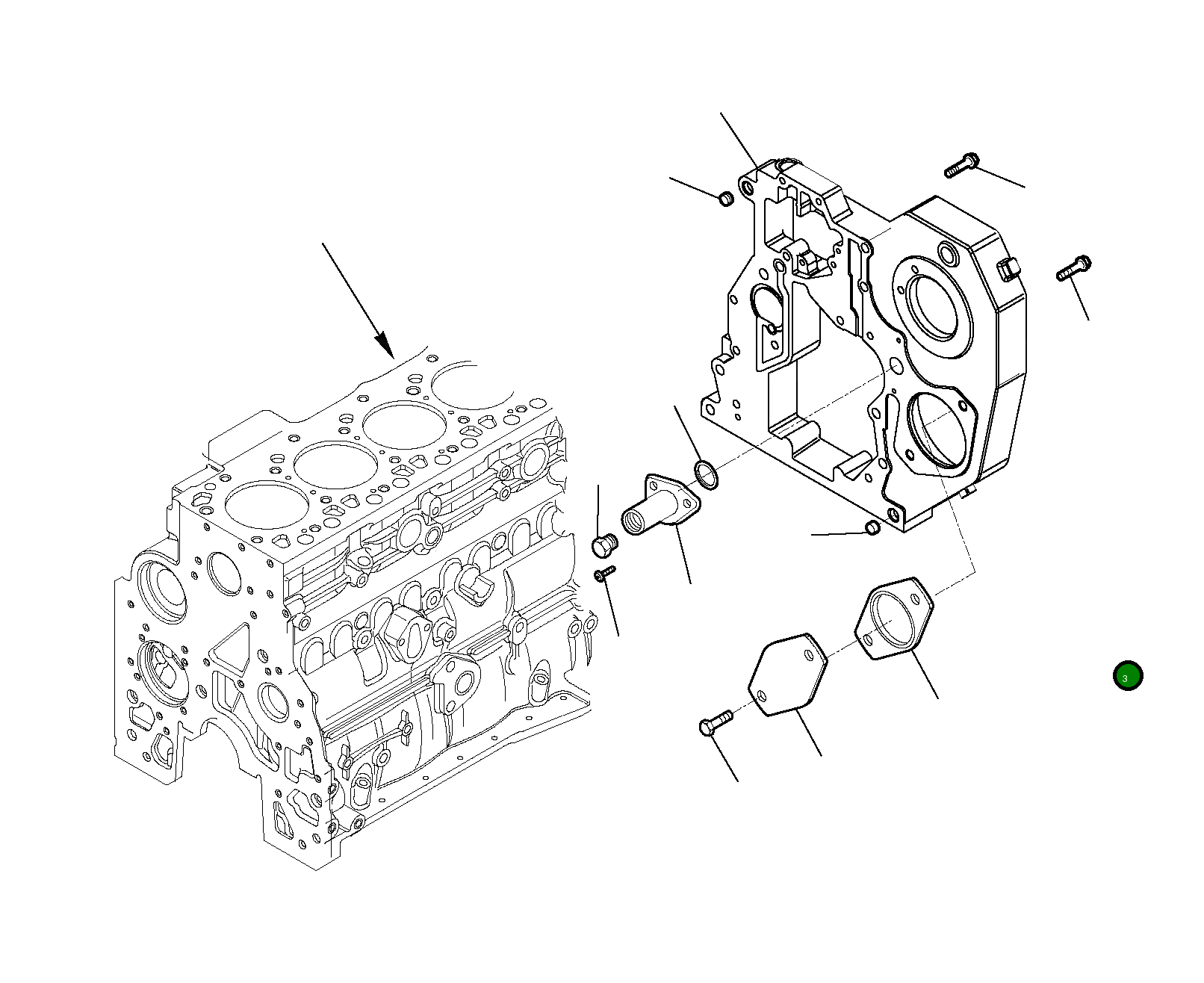Болт EA4899093 Komatsu