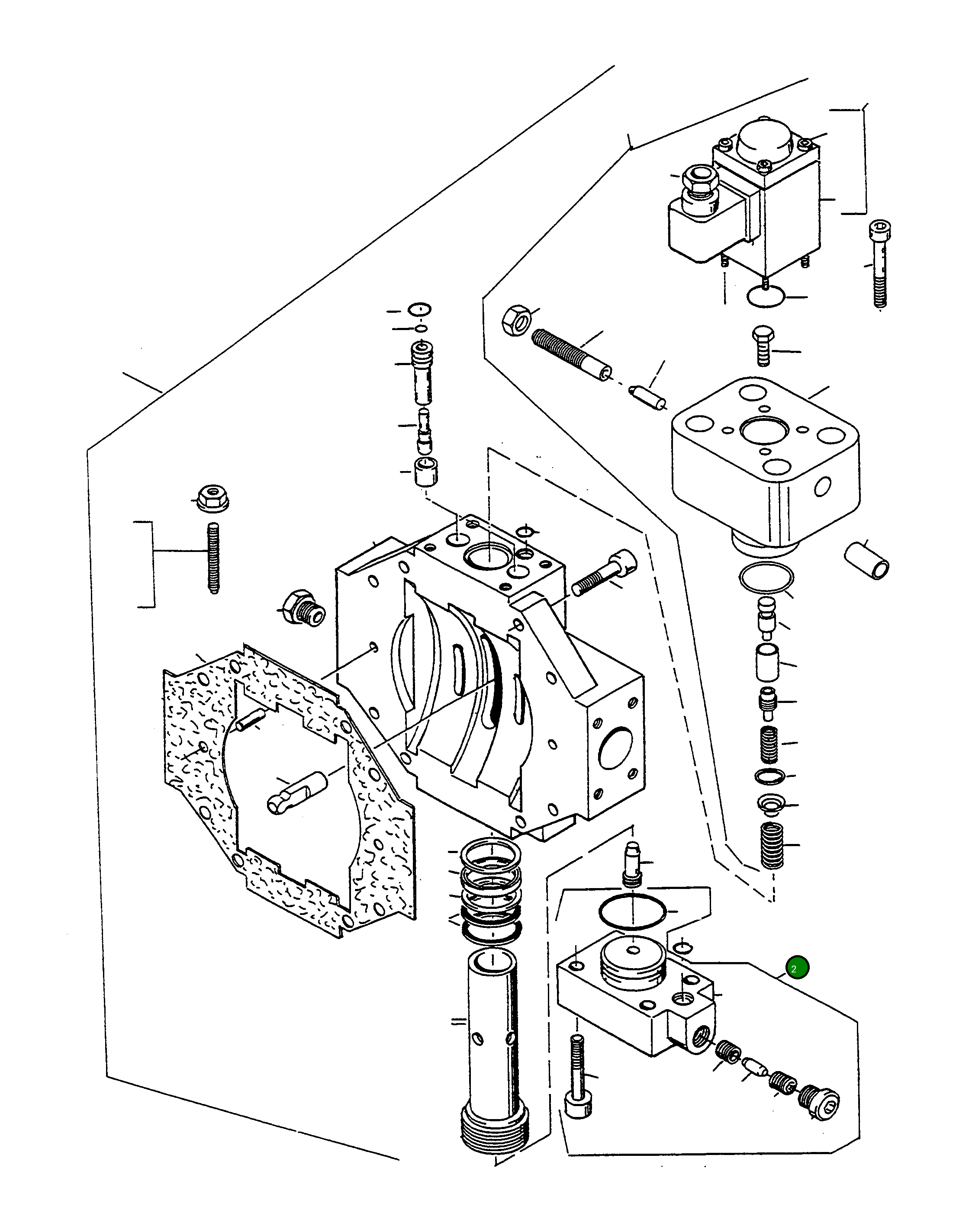 Крышка 4918615M91 Komatsu