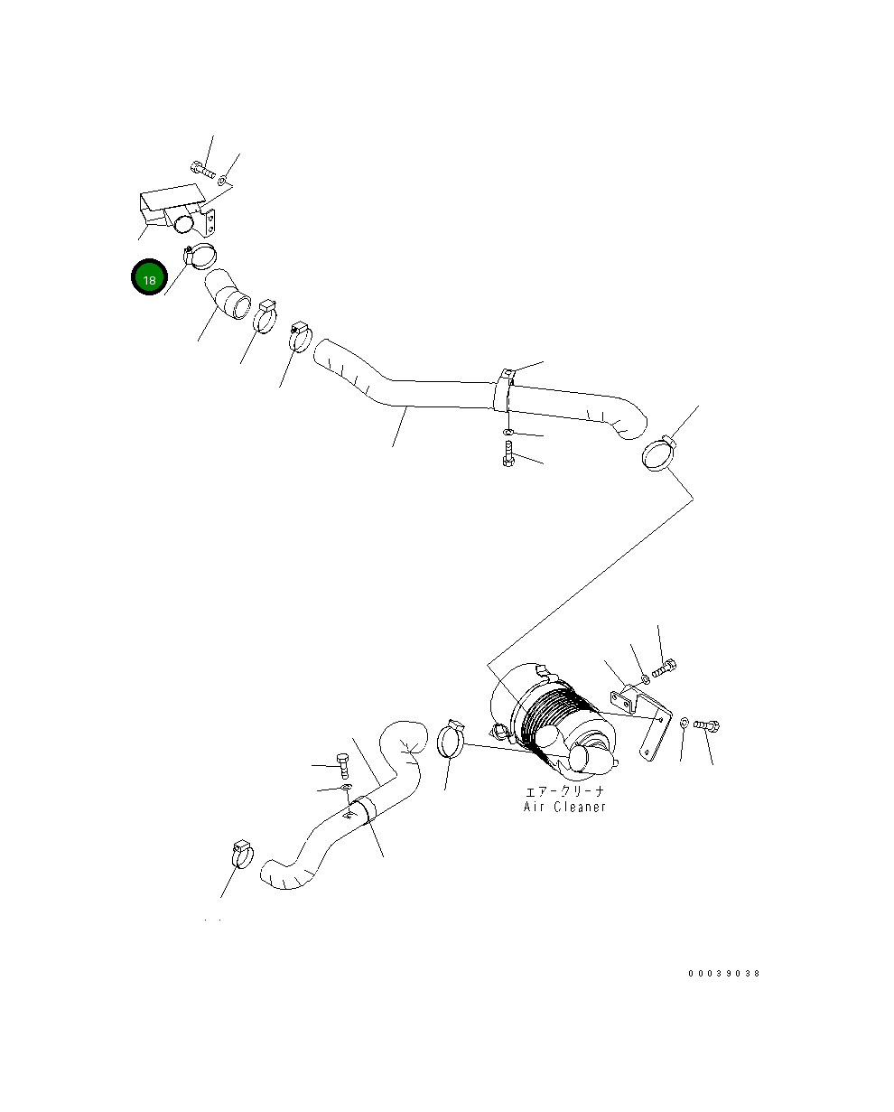 Крышка 22M-01-21911 Komatsu