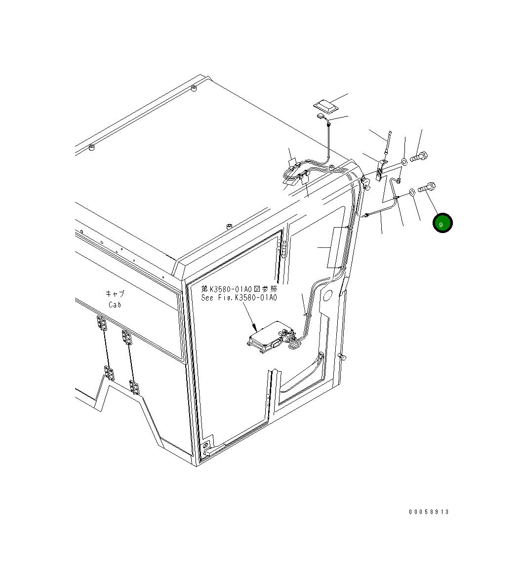 Болт 01010-D1016 Komatsu