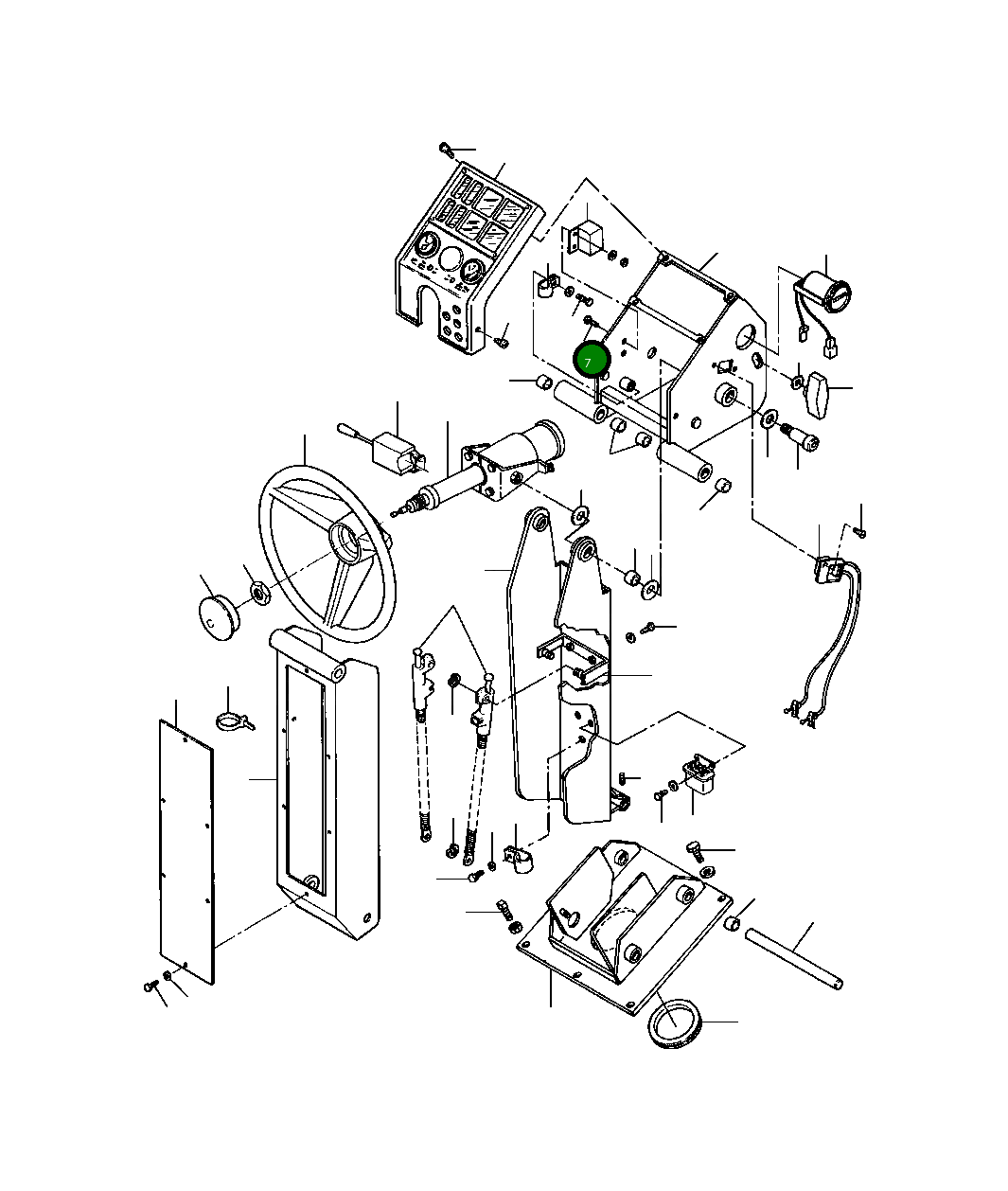 Болт 455 858  Komatsu
