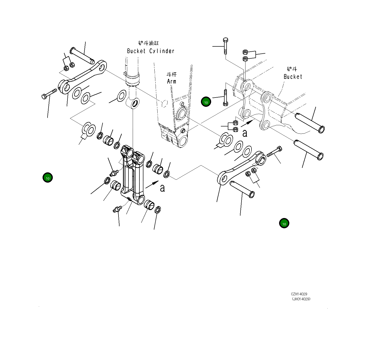 Болт 208-70-73160 Komatsu