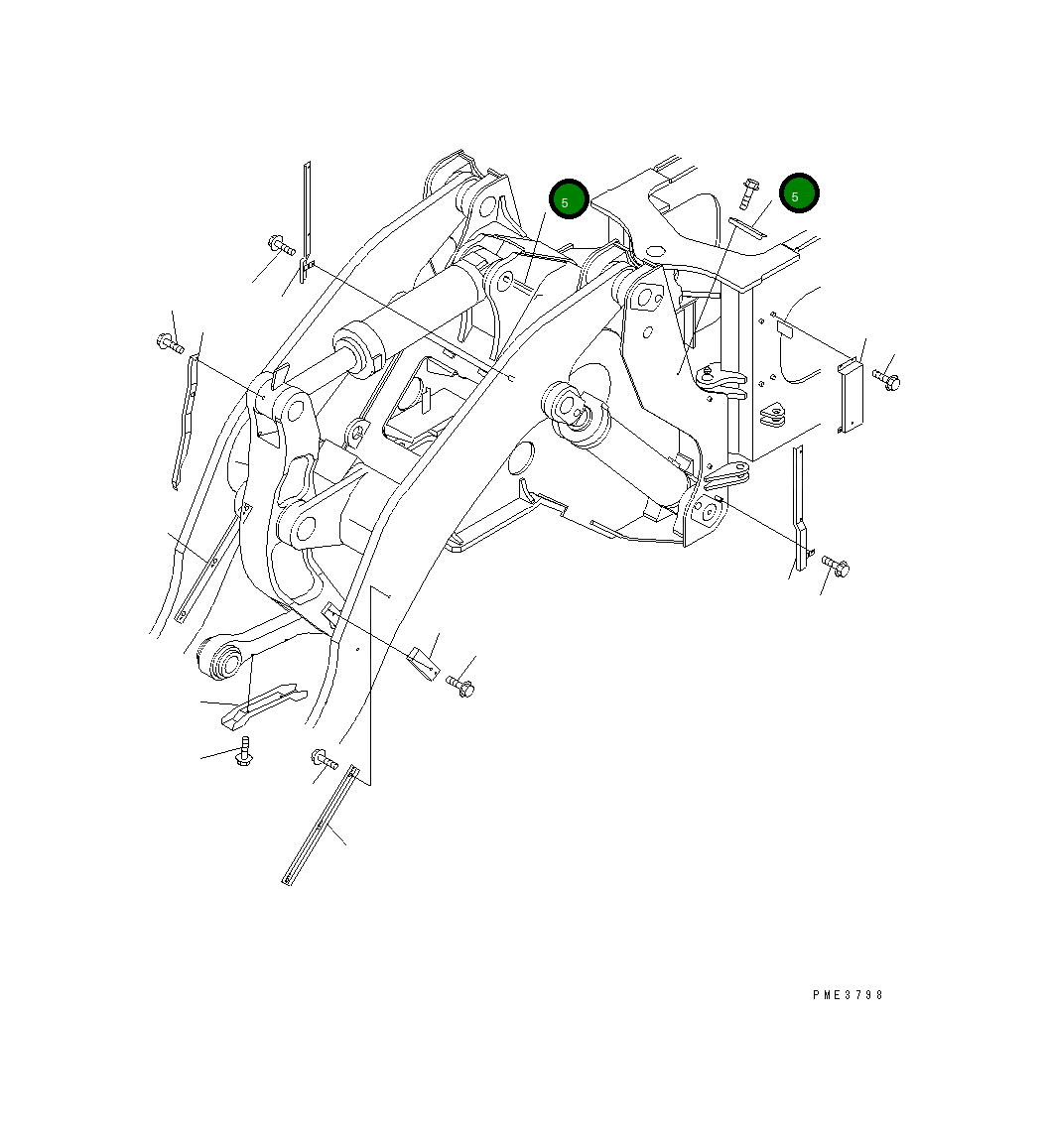 Крышка 425-S95-3920 Komatsu
