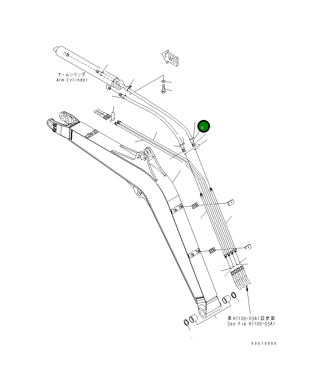 Крышка 22L-62-39180 Komatsu