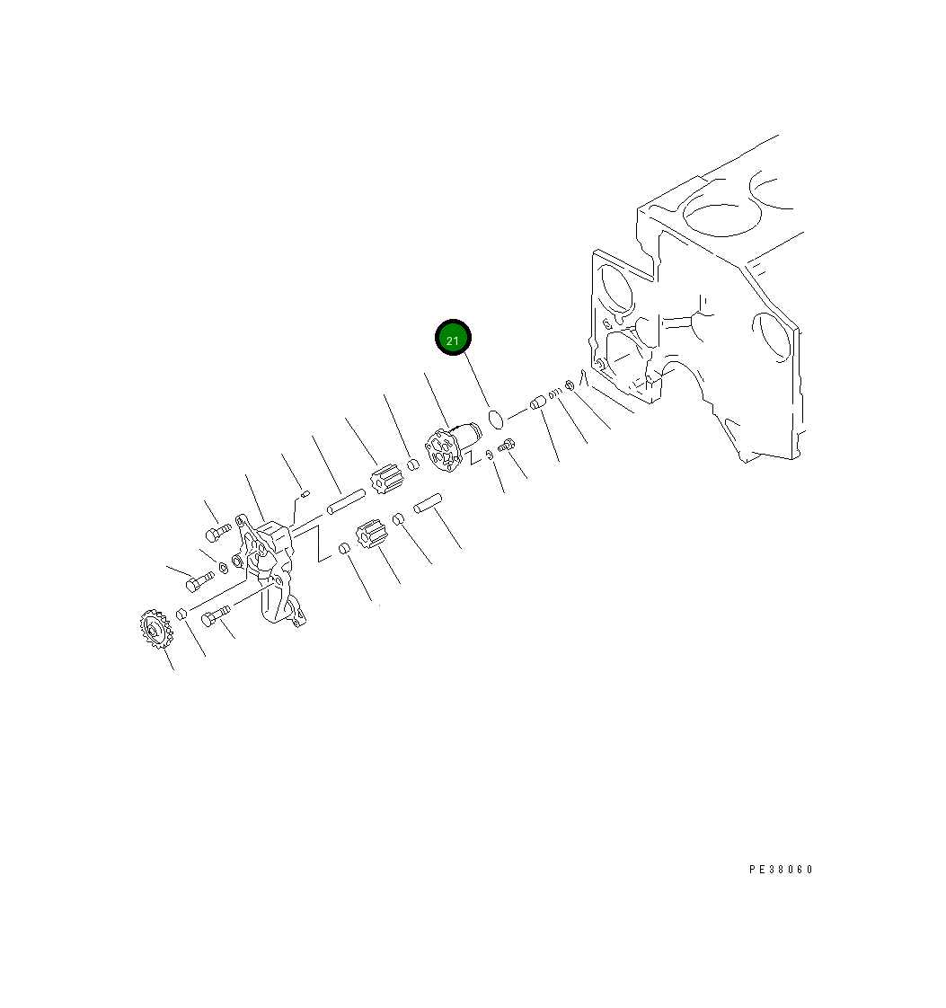 Кольцо уплотнительное (O-Ring) 07000-63038 Komatsu