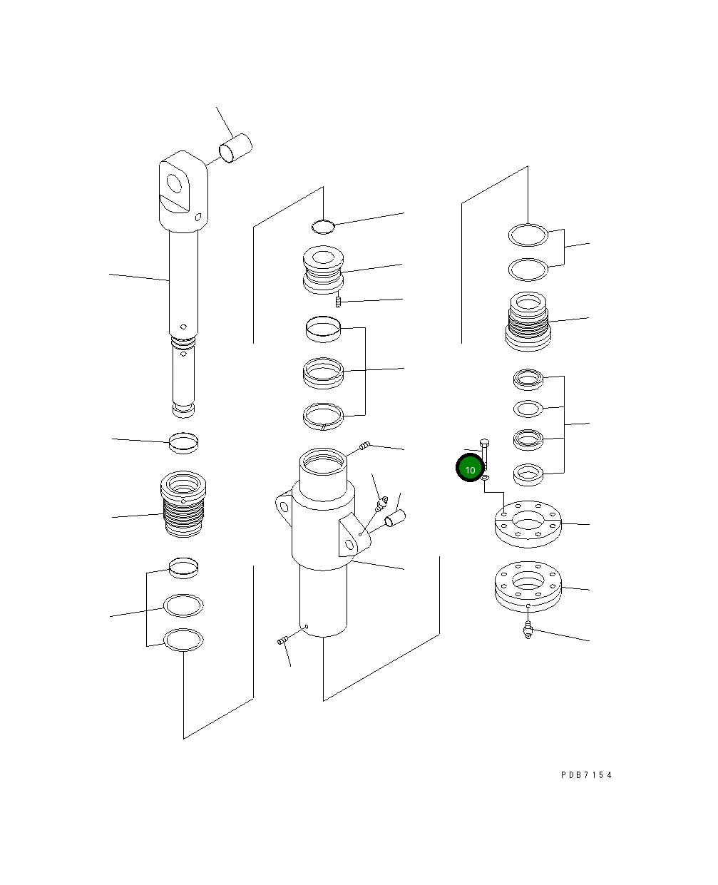 Болт ARK100CSS-26 Komatsu