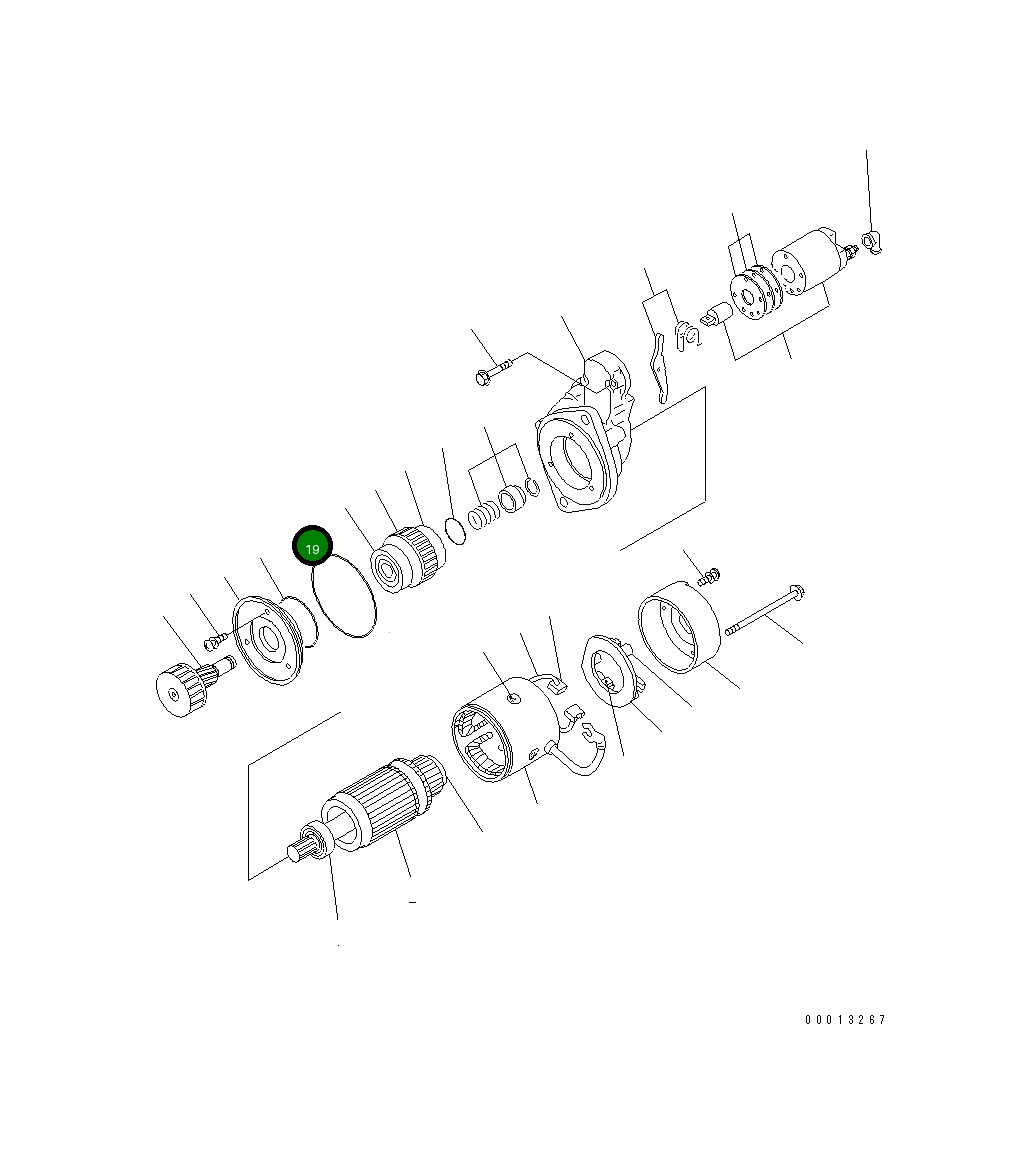 Кольцо уплотнительное (O-Ring) YM24326-000850 Komatsu
