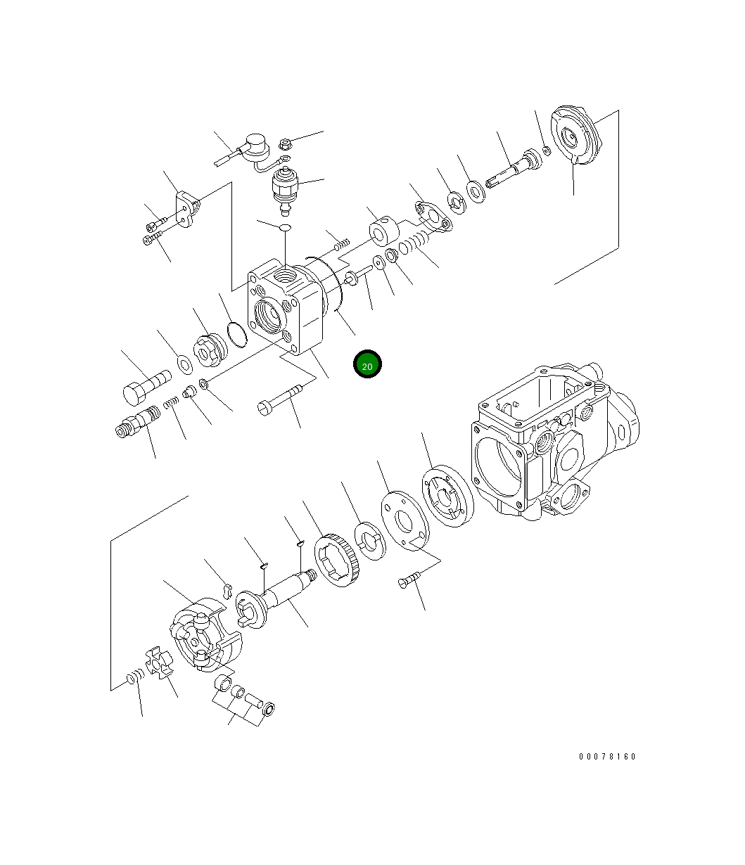 Кольцо уплотнительное (O-Ring) DK146600-0000 Komatsu