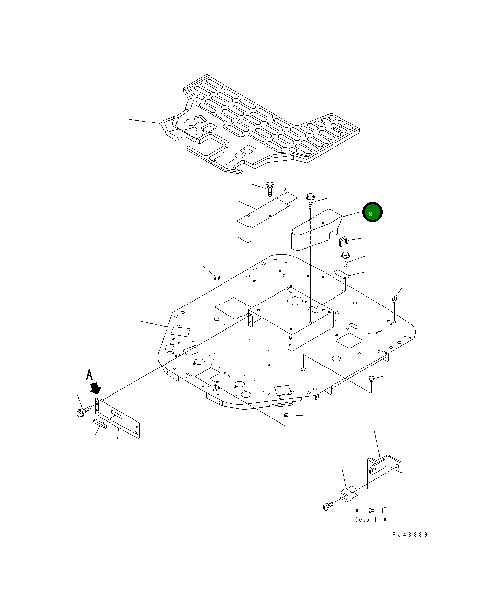 Крышка 416-944-2330  Komatsu