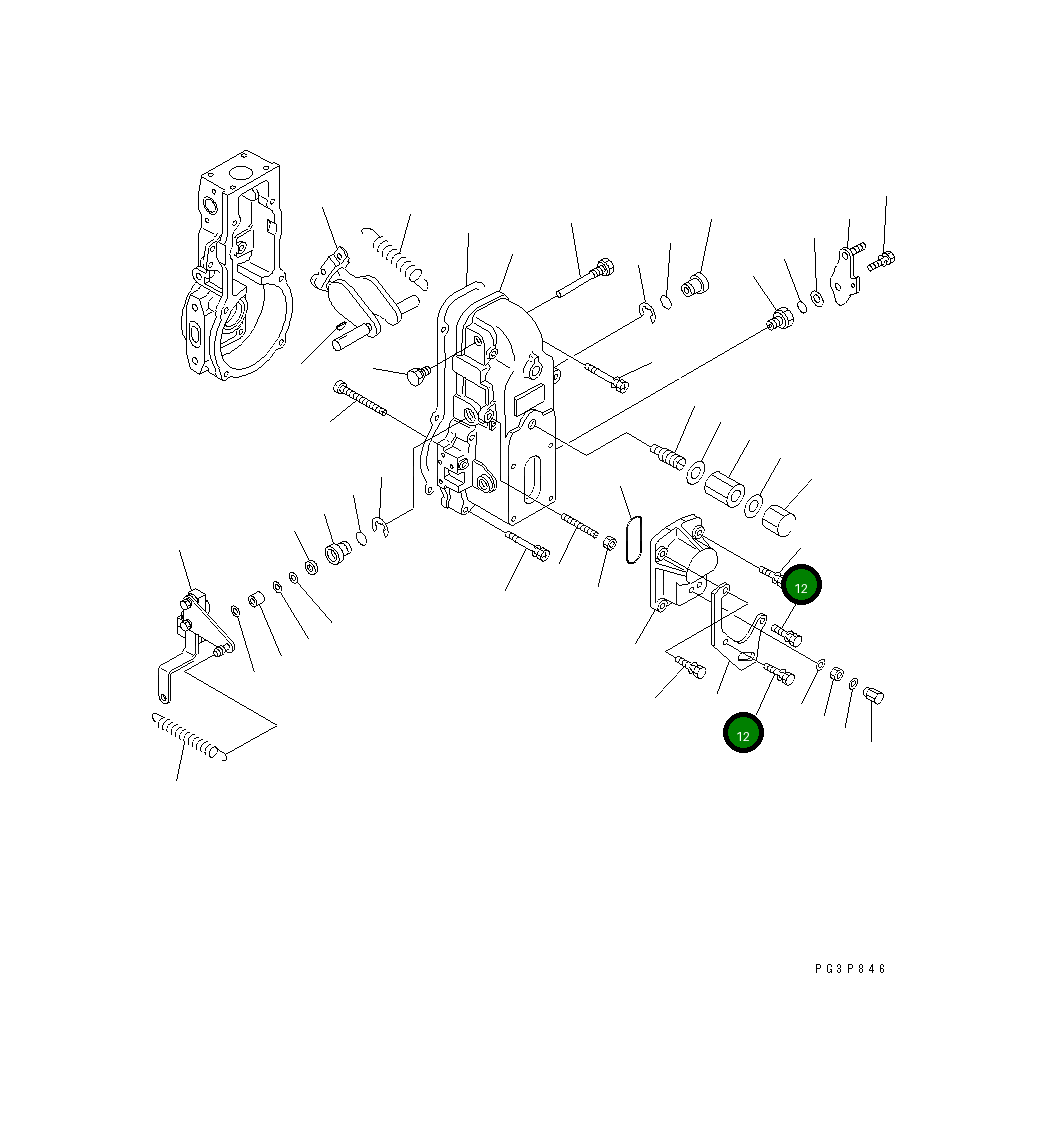Болт DK029020-6260 Komatsu