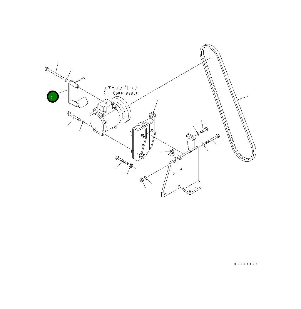 Крышка 426-S62-2511 Komatsu
