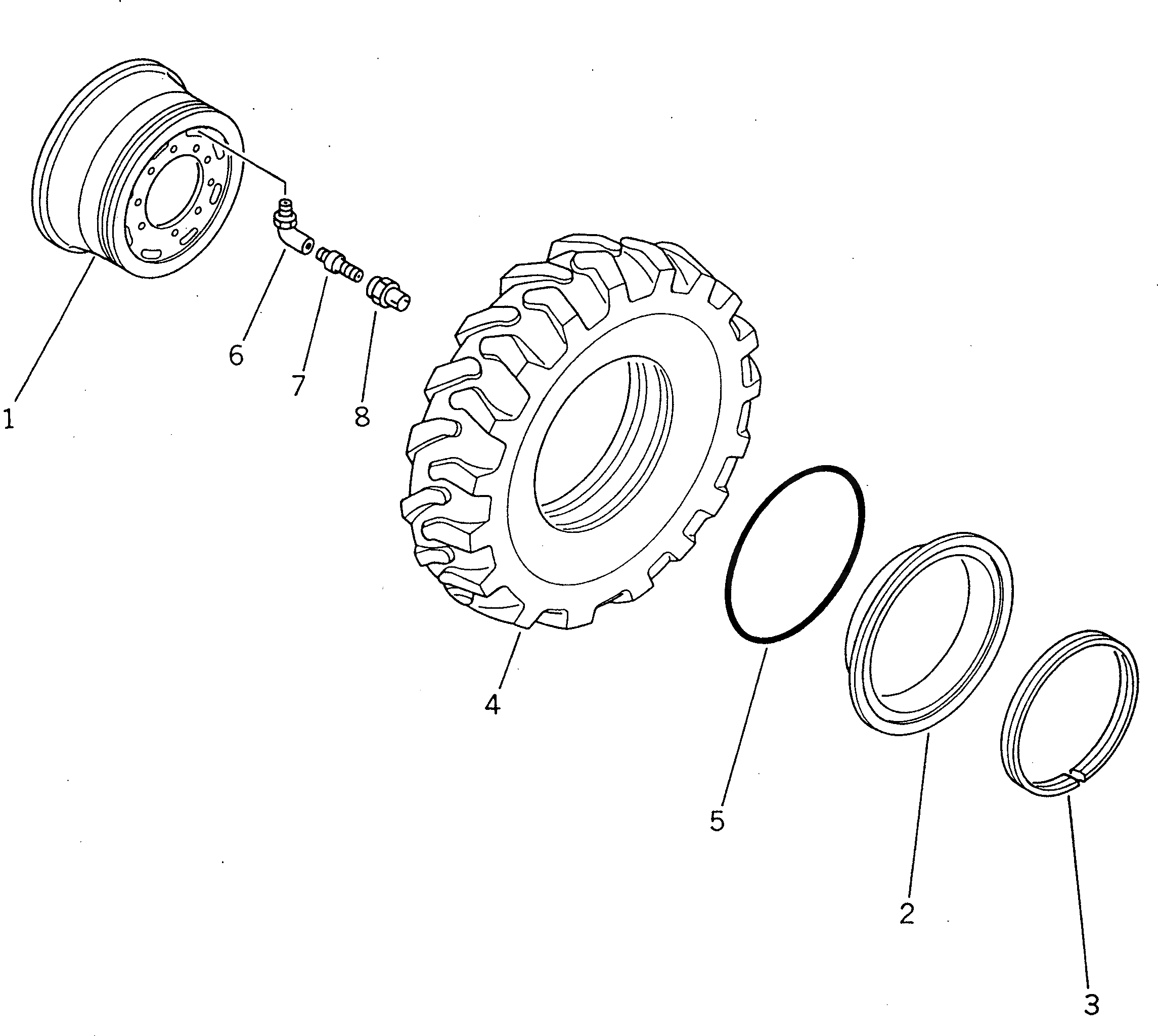 Кольцо уплотнительное (O-Ring) 234-30-21230  Komatsu