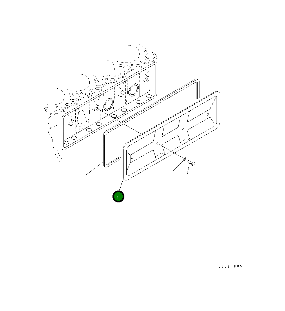 Крышка 6737-42-3110 Komatsu